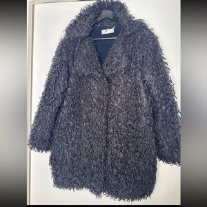 J Brand Charcoal Teddy Jacket